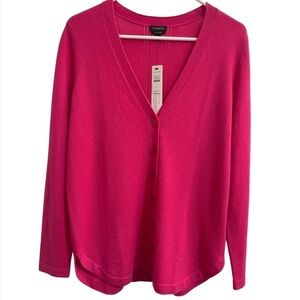 Talbots NWT Cashmere Cardigan, Pink, Button Up, Long Sleeve, Size Women Small